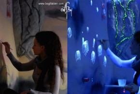 رسم على الجدارن