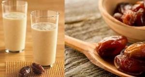 مشروب التمر و اللبن